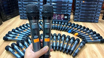 Hát karaoke chuyên nghiệp với Míc BBS bãi Đức Đời Cao S-130GS - Vỉ Tím + 6 Số Tự Ngắt + Tiếng Dày Ấm