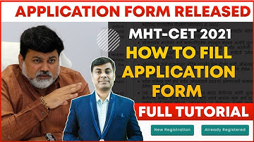 MHT-CET 2021 Form Filling date Declared/ How to Fillup Form Full Tutorial