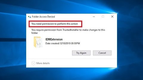 How to Fix "You need permission to perform this action" | Quick and Easy Tutorial