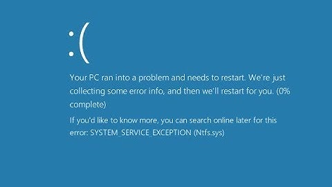How to Fix a "System Service Exception" Error