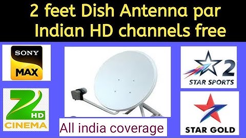 2 free dish antenna par Indian HD Channels free || #singhdth