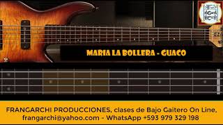 Video thumbnail of ""MARÌA LA BOLLERA" versión de GUACO (Cover Bass)"