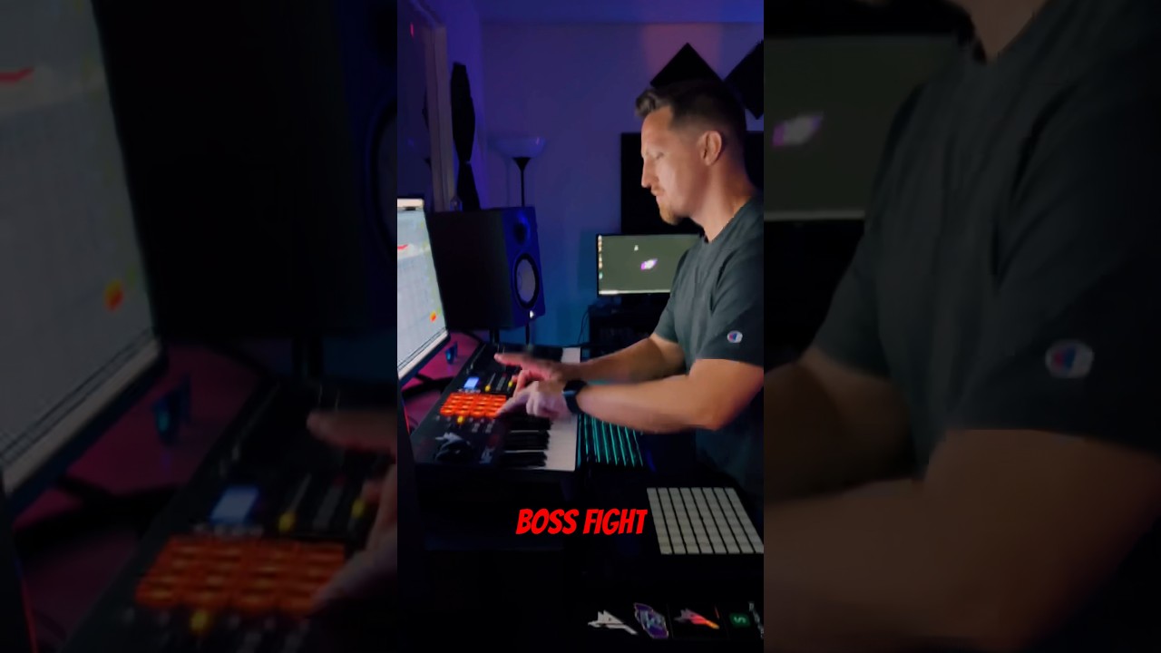Making A Beat “BOSS FIGHT” In The Studio - Jessie Burner