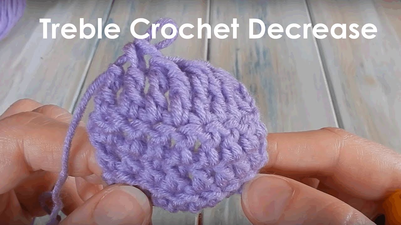 How to Treble Crochet Together Crochet Lesson 10 YouTube
