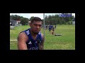Charles Piutau and his break