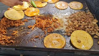 taquitos  de tripa y al pastor estilo Taco loco, hechos por Bladis Angulo
