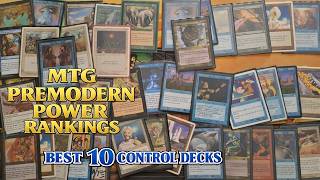 Top 10 Control Decks in Premodern MTG — Power Rankings 2026!