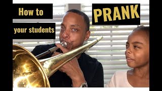 How to PRANK your students. funny April fools prank Mr. Smalls the Music Teacher.