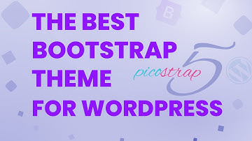 Picostrap: a free starter theme for WordPress implementing SASS and Bootstrap 5