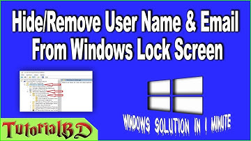 How to Hide Name and Email Address on Windows
