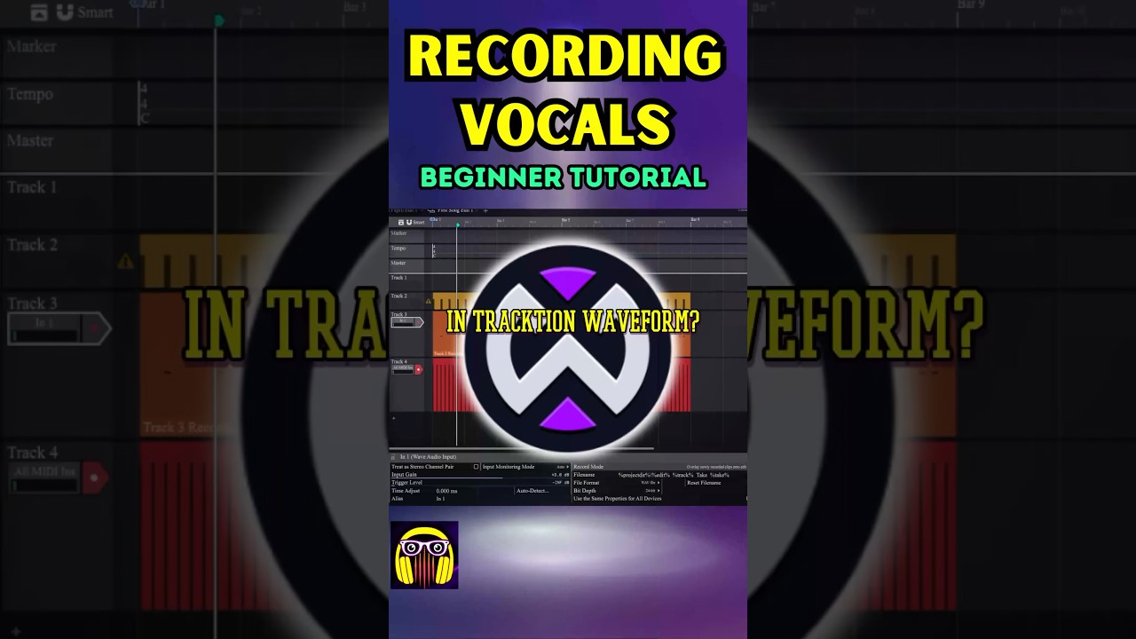 Guarda How to Record Vocals in Tracktion Waveform #vocalrecording #music su YouTube Guarda How to Record Vocals in Tracktion Waveform #vocalrecording #music su YouTube