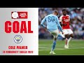 Goal  cole palmer  arsenal 01 manchester city  2023 community shield