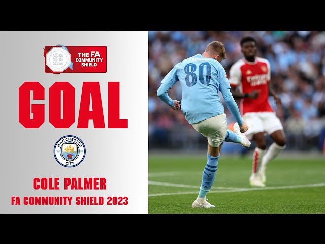 GOAL | Cole Palmer | Arsenal 0-1 Manchester City | 2023 Community Shield