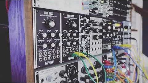 Experimenting with generative music. Ableton is sequencing the modular