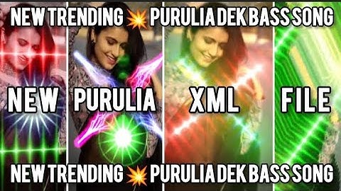 New Trending 💥 Purulia Dek Bass Song 🎵 Alight & Xml File Short Status Video 🥀 Editing #xml_file