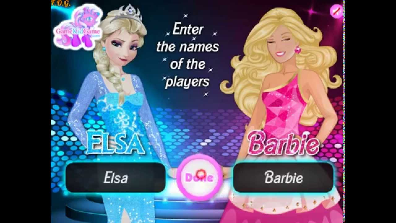 Elsa Vs Barbie Fashion Contest - Barbie Games