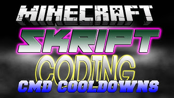 Minecraft Skript Coding - Command Cooldowns