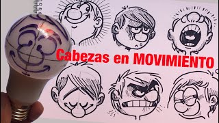 TRUCO para DIBUJAR CABEZAS en MOVIMIENTO