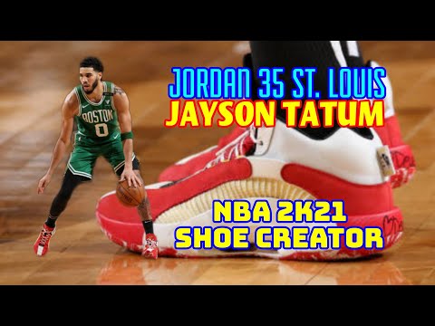 NBA Shoe Creator JORDAN 35 BARBERSHOP JAYSON TATUM / NBA 2K21 