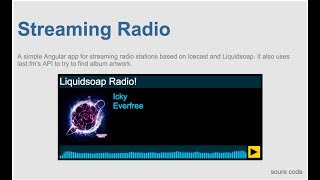 Streaming Radio Player made with Angular screenshot 4