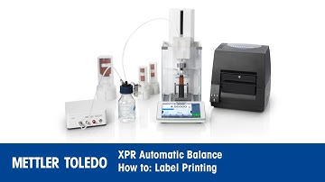 XPR Automatic Balance: How to Add Label Printing to a Method