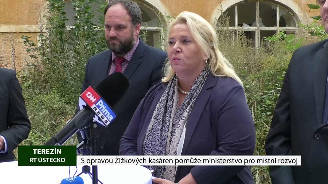 TEREZÍN: S opravou Žižkových kasáren pomůže ministerstvo pro místní rozvoj