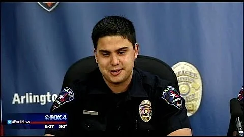 Arlington officers discuss fire rescue