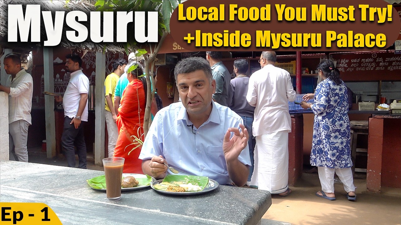 Ep 1 Places to visit in Mysore, Palace, Chamundeshwari temple, Mysore pak, Mysore zoo.