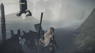 NieR: Automata - A2 finds 2B's flight unit