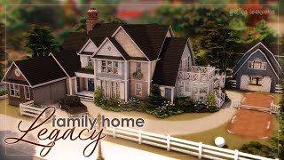 Большой династийный дом 👪| Симс 4: Строительство | Legacy Family Home | The Sims 4: Speed Build