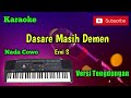 Dasare Masih Demen ( Erni S ) Karaoke Nada Cowo Versi Sandiwaraan