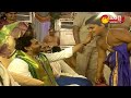 CM YS Jagan offers silken clothes to deities at Sri Kodandarama Swamy temple in Vontimitta