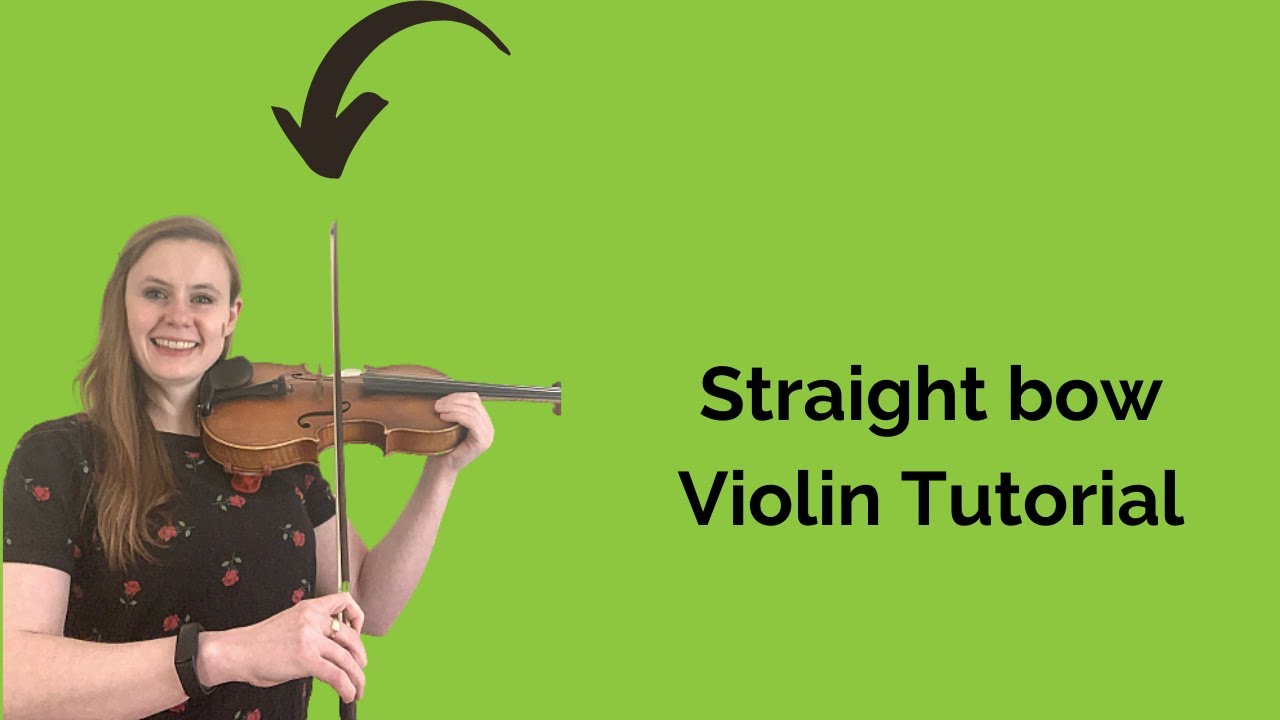 How to get a Straight Bow l Easy Violin Tutorial YouTube