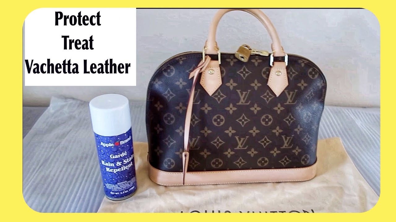 How to Protect LOUIS VUITTON Vachetta Leather! Best Products to