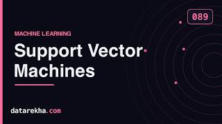 Support Vector Machines — Visual Guide + Solved Problems | GATE DA | datarekha