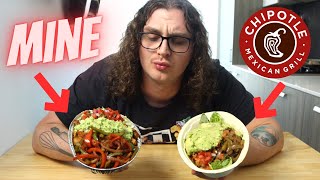 My Low Carb Bowl vs CHIPOTLE! How To Make Keto Chicken Burrito Bowl