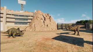 T-Rex Vs Triceratops Juric World Evo 2