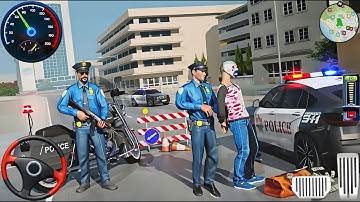 Police Car Chase Simulator 3D Game - Real Cop Cars Driving Simulator 2025 - Android GamePlay