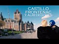 Castillo Frontenac y sus alrededores y conoce su mejor comida y cervezas