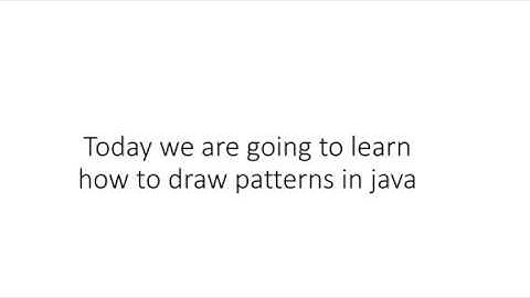 java Square Patterns