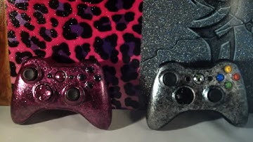 Custom painted xbox controllers