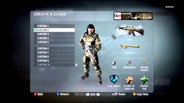 Black ops: My custom classes