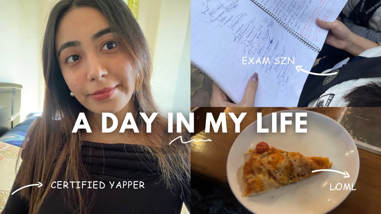 A DAY IN MY LIFE | Exams, friends, food & work