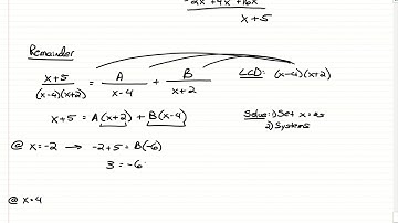 Partial Fraction Decomposition (Part 3) - Top Degree Greater Than/Equal To Bottom Degree