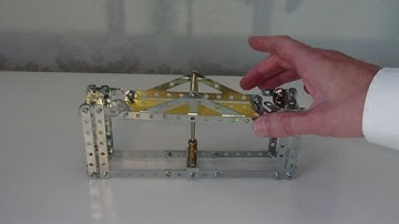 Meccano swivel bridge