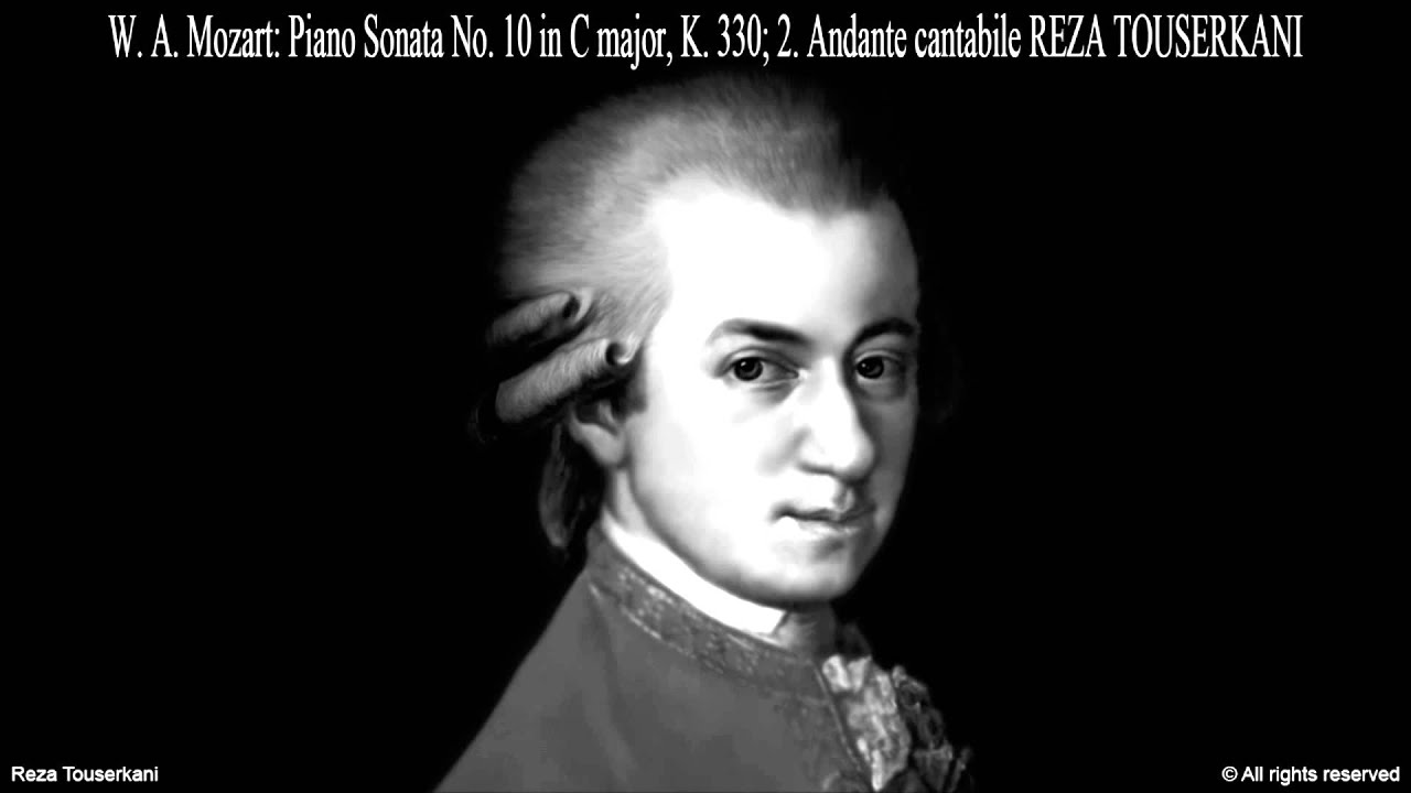 MOZART Piano Sonata No. 10 movt 2 (Reza Touserkani) mugambe samuel