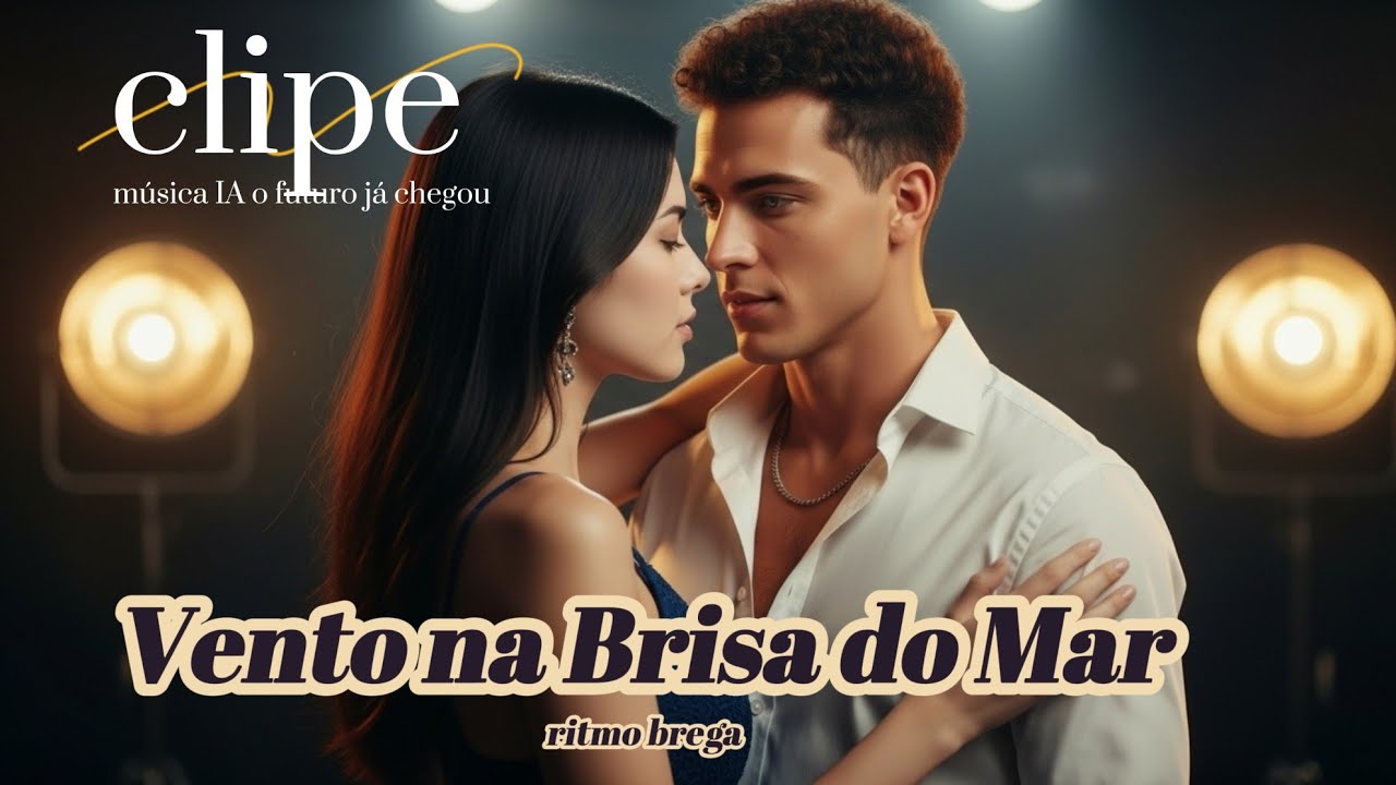 Ritmo Brega vento na brisa do mar clipe musica IA o futuro já chegou