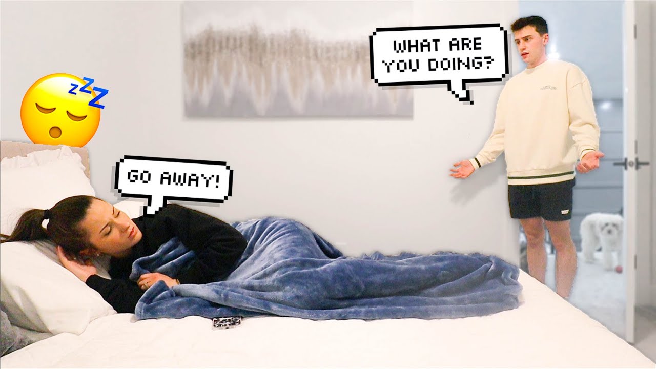 Sleeping In Our GUEST BEDROOM To See How My Husband Reacts!