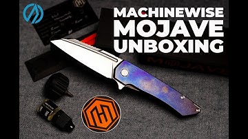 Machinewise Mojave Unboxing | Titanium Framelock Folder with Wild 3D Printed Case