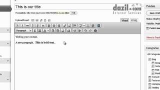 How to format text in WordPress : In a WordPress Minute #1